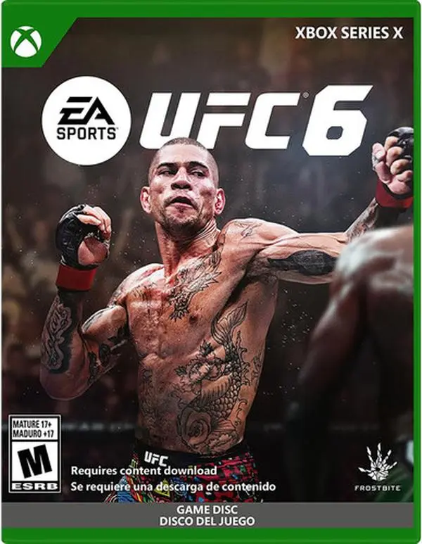 UFC 6 Standard Edition Sports Video Game (Physical Copy) for Xbox Series X - Fighter Skins, Iconic Moments Bundle