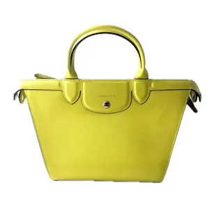 Pre-owned Longchamp LEATHER Shoulder Bags PFR0636 Le Pliage
