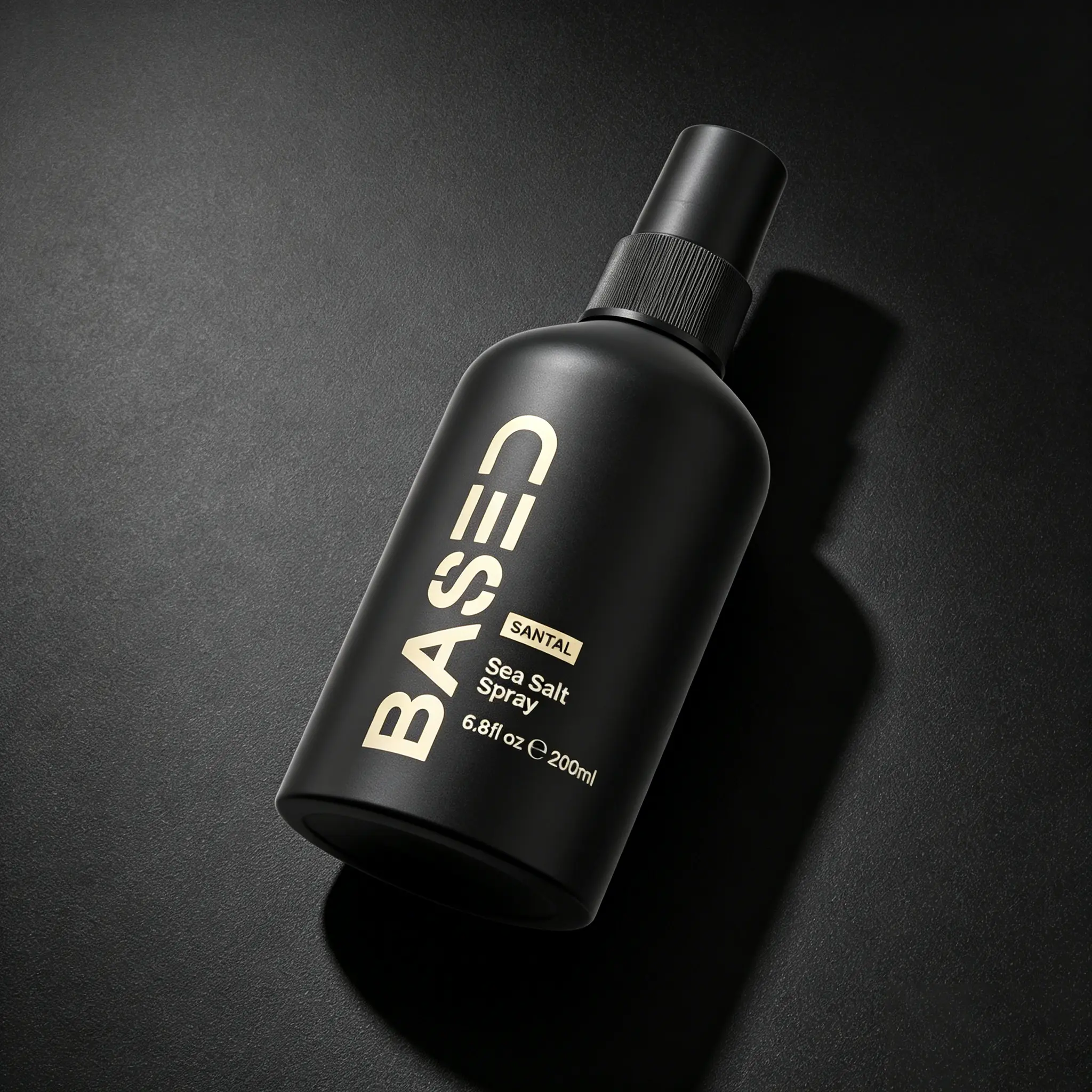 BASED Sea Salt Spray, Natural Hair Texture & Light Hold, Infused with Kelp Extract and Vitamin B5, Nourishing Daily Styling Mist