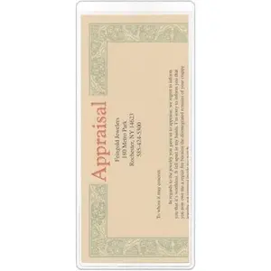(R) - Clear Plastic Brochure/Policy/Ticket Holders - 5 Pack - RR9124-5