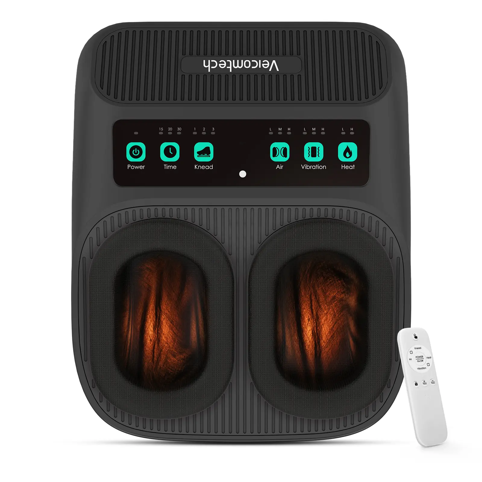 Shiatsu Foot Massager  , Deep Kneading, Air Compression, Vibration,Electric Foot Massage Machine for Plantar Fasciitis pain ,Neuropathy,Foot Warmer,Remote Control with heat portable home office use masajeador automatico tired leg muscle relax