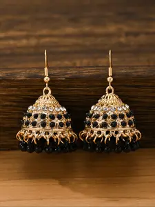 Luxury Elegant Water Diamond Earrings, Indian & Pakistani Traditional Jhumka Dangle Earrings, Perfect Women's Daily Jewelry, High Quality Earrings