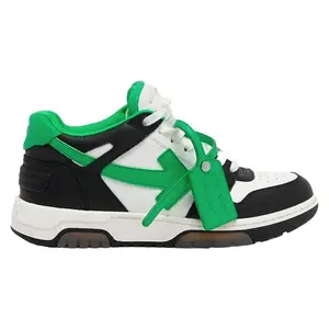 OFF-WHITE Out Of Office "OOO" Low Tops Black Green (men) by StockX