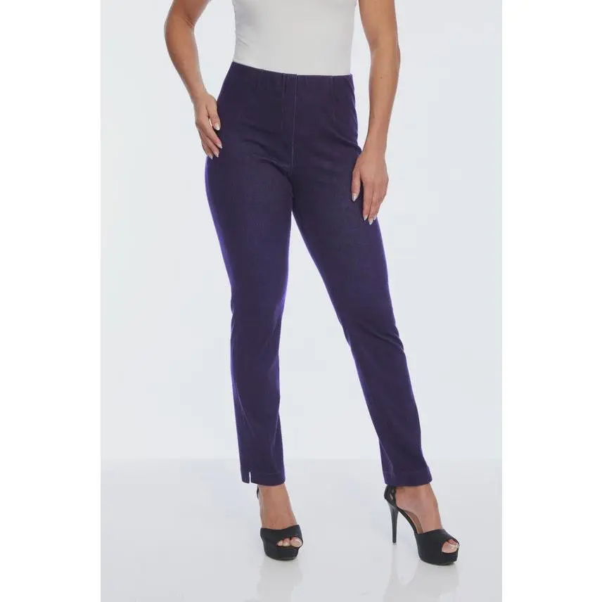LIOR SAMMY CLASSIC STRAIGHT LEG PULL ON PANT IN NAVY