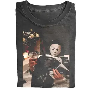 Vintage Horror Graphic T-shirt, Graphic T-shirt, Y2K 90s Graphic Shirt, gift for her, him, Womenswear Top, Halloween Shirt