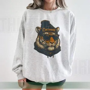 Cincinnati Football Mascot Sweatshirt T-Shirt, Cincinnati Game Day Crewneck, Cincinnati Football Game Day Sweater, Bengals Fan Gift