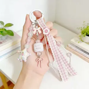 DIY-(CHARM A) key charm bag charm purse charm plastic acrylic silver-color gold-color bow heart star flower