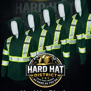 ST908 5pc Reflective Long Sleeve With Hood