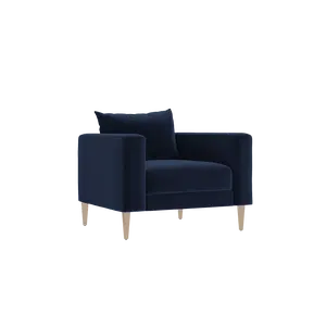 The Essential Club Chair in Recycled Velvet