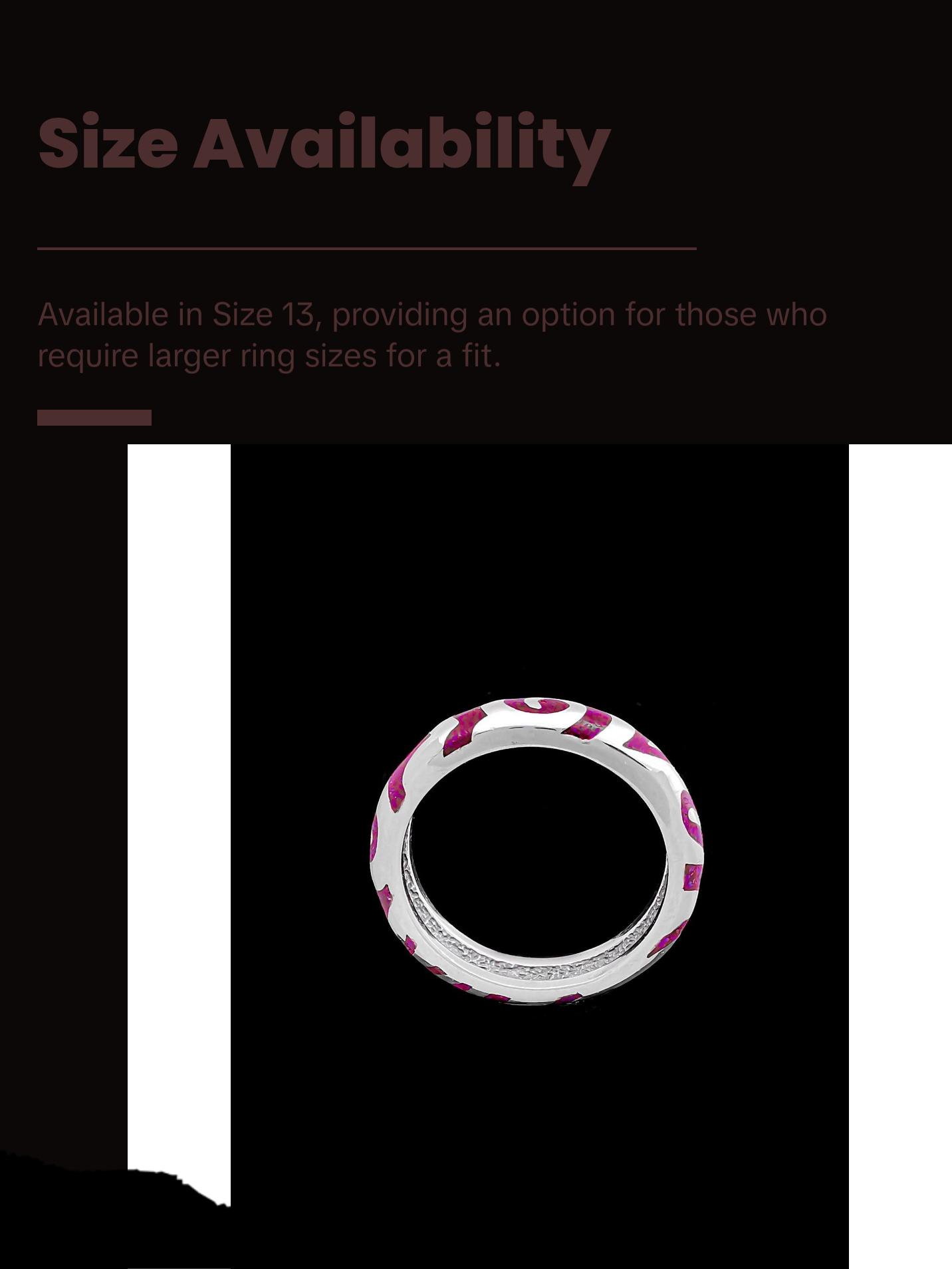 Size 13 - 925 Sterling Silver Tribal Ring • Sugilite Gemstone • Navajo Handmade • Purple Native American Ring