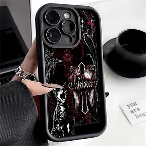 Gothic Armor Case for iPhone 17 Pro Max 16 16e 15 14 Plus 13 12 Mini 11 Air X XS Pattern Soft TPU Rubber Camera Protection Rugged Mobile Phone Cover Gift 2D printing