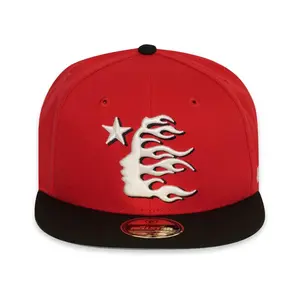 Hellstar Baseball Fitted Hat Red