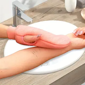 Exfoliating Spa Bath Glove, Exfoliating Mitt, Body Scrubbing & Dead Skin Removal, Foam Massage Towel, Essential Bathroom Accessories, Exfoliant Scrubber Glove, Exfoliating Bath Tool