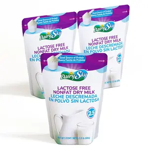 DairySky Lactose Free Milk Powder 24 Oz - Non GMO Fat Free Powdered Milk for Baking & Coffee, Kosher with Protein & Calcium, Great Substitute for Liquid Milk, RBST Hormone - Free - 3 Pack