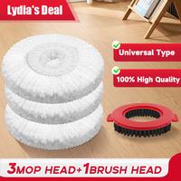 3 Pack Mop head+1 Pack Brush head