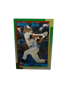 Topps RC Outfield Chicago White Sox Sammy Sosa Baseball Card Collectible