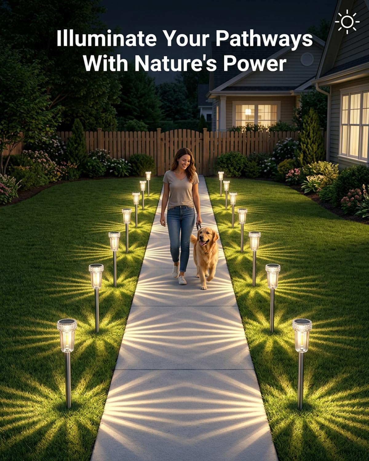 summervibes,Upgraded Solar Pathway Lights Outdoor8/12 Pack, Dusk to Dawn Auto On/Off Waterproof Solar Garden Lights, 360° Starburst Glow LED Path Lights for Yard Walkway Driveway Landscape Decor outdoorfun summervibes,Upgraded Solar Pathway Lights Outdoor8/12 Pack, Dusk to Dawn Auto On/Off Waterproof Solar Garden Lights, 360° Starburst Glow LED Path Lights for Yard Walkway Driveway Landscape Decor outdoorfun