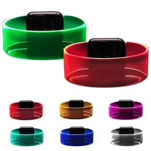 Micrency 8-Piece LED Sparkling Bracelets - Unisex Festive Party Activity Supplies, 3 Flashing Modes, Ideal for Halloween, Birthday Celebrations