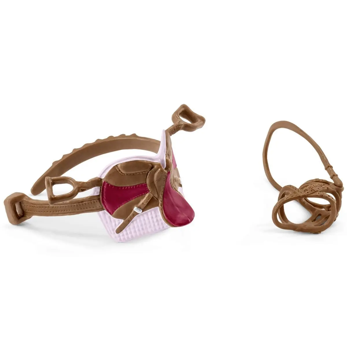 HORSE CLUB Sofia & Blossom Figures Equine Saddle & Bridle Combo Color Coordinated for Schleich Horses Decor Ornaments