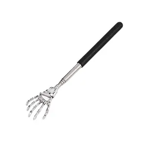 NamPhuong 1-Piece Extendable Portable Telescoping Stainless Steel Back Scratcher, Manual Body Care Hand Massager for Daily Use, Ideal Gift, as picture shown