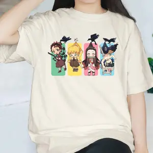 Tanjiro Inosuke Zenitsu Demon Slayer Anime Graphic Tee, Friends Demon Slayers Anime Youth Shirt, Cute Friends Kimetsu No Yaiba Anime T-Shirt for Men, Women and Kids