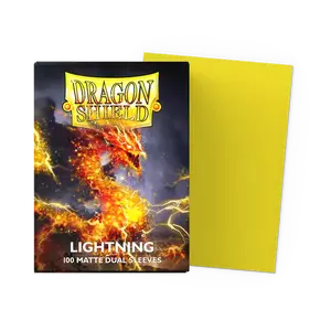 Dragon Shield Dual Matte Standard Sleeves - Lightning (100-Pack)