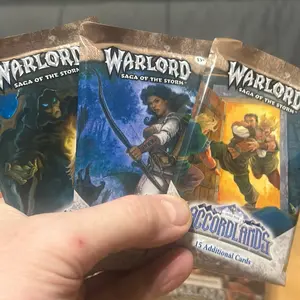 Warlord CCG 3 Packs - Saga of the Storm Accordlands Edition with 15 Additional Cards