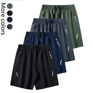 Clean Gent 1/2/3/4-pack curated men’s casual shorts sets: breathable athletic mid-length shorts, quick-dry beach shorts, with a natural waist band and pockets.