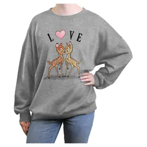 Junior's Bambi Sweet Love Sweatshirt