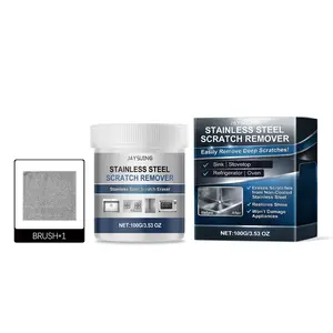 Stainless Steel Scratch Remover Cleaner, Daily Kitchen Stove Appliance Repair Tool, Stainless Steel Scratches Removal Refurbishment Solution