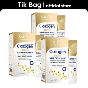 【BUY 1 GET 2 FREE】10 Times Collagen Content Active Protein Technology Sleep Facial Mask for Skin Repair- Skincare