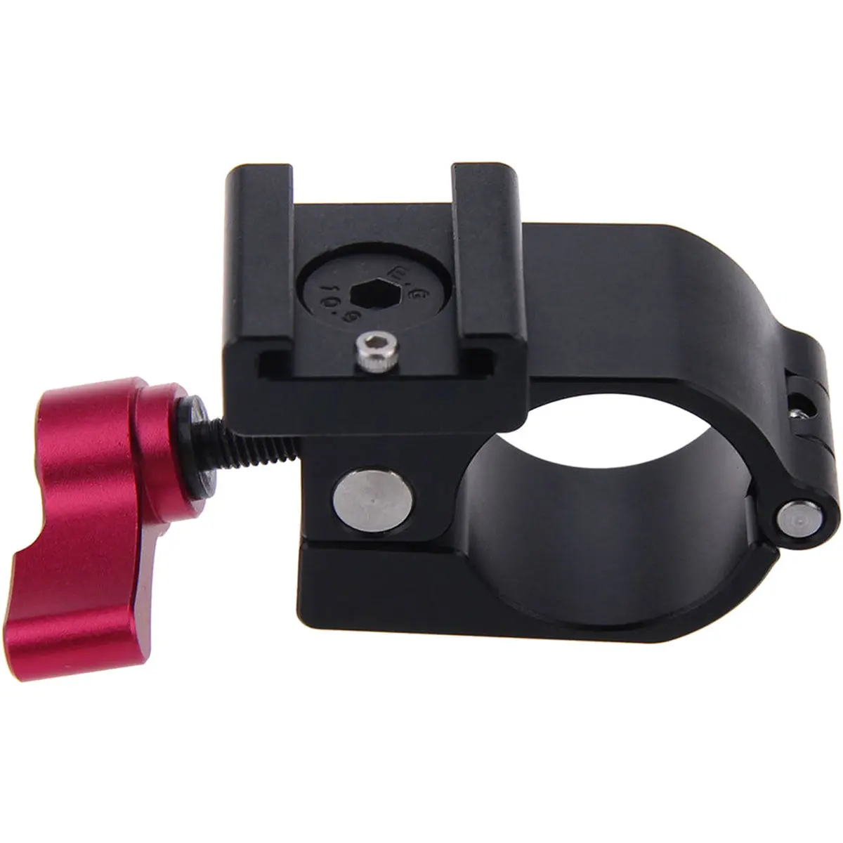 CAMVATE 25mm Rod Clamp with Shoe Mount for DJI Ronin-M, Freefly MoVI, Red Knob