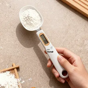 Smart High Precision Digital Kitchen Spoon for Grams and Ounces Measurement with LCD Display and Tare Function Portable Mini Food Weight Scoop for Baby Formula Coffee Baking Sugar Flour Spices