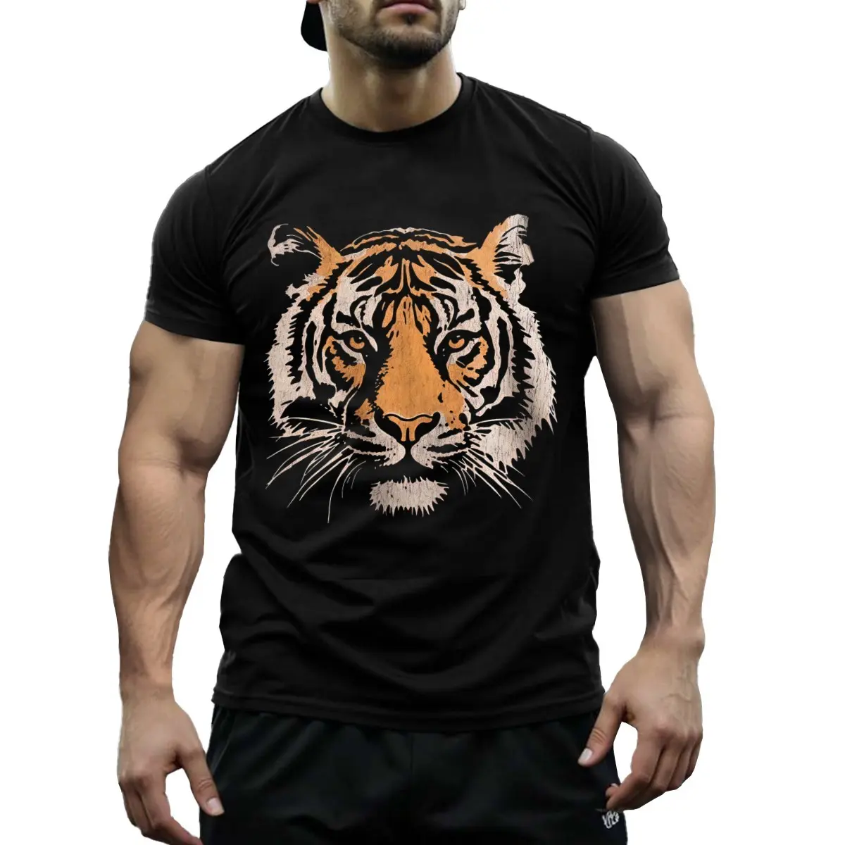 Vintage 90s Tiger Graphic Tee - Wild Cat Comfort Colors Retro Jungle Safari Shirt - Unisex Animal Lover Gift Tee