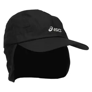 ASICS Mens Winter Run Fleece Hat Athletic Athletic Fleece - Black