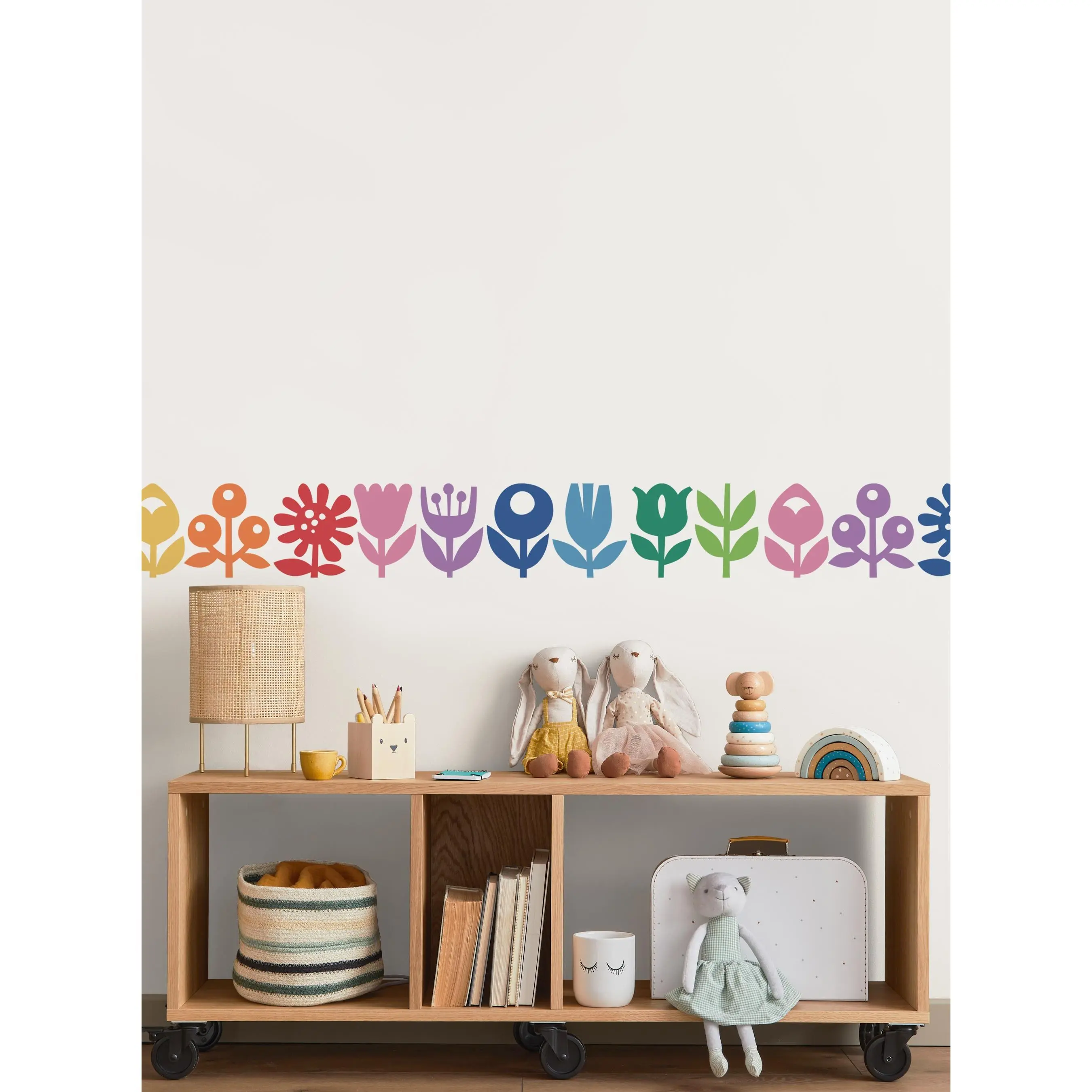 Fun Flowers Peel and Stick Wall Sticker