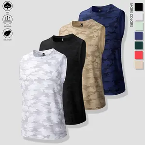 4 Pack Camouflage Tank Top for Men – Casual & Sports Style, Lightweight Summer Outdoor Shirt, Comfortable Fit,summervibes