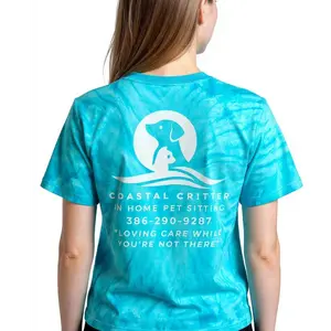 Coastal Critter Tie-Dye Tee, Cyclone Unisex