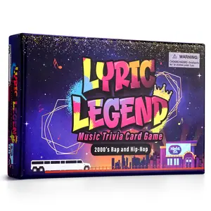 Lyric Legend 2000's Hip-Hop & Rap Lyric Trivia Card Game - Music Trivia Card Game for Fans of 2000's Rap and Hip-Hop