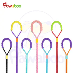 Pawaboo.Outdoor Hands Free Dog Rope Leash, Adjustable Waist , Crossbody Rope with Explosion-Proof Handle, Lockable Metal Clipthe ,The Best Gift for Dogs and Owners,Outdoorfun dogaccessories(66.87'' x 0.39'' x 0.39'')