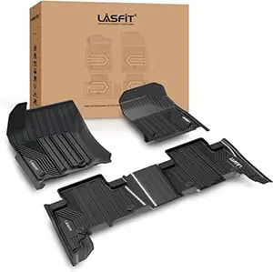 LASFIT Floor Mats Fit for 2014-2023 Toyota 4Runner / 2014-2022 Lexus GX460 (Fit for 5-Passenger) All Weather Car Liners