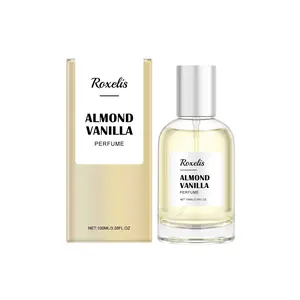 Roxelis Vanilla Charm Perfume Almond Vanilla Light Elegant Fragrance Sweet Fresh Fragrance Lasting Elegant Charm Perfume