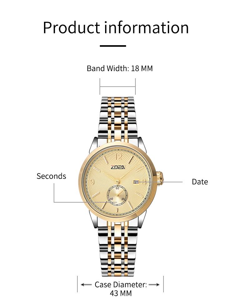 modern gentleman watch-——the top choice for Christmas gifts. 10m water resistance with a butterfly clasp and sapphire crystal.