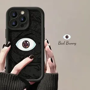 One-Eye Pattern Phone Case,Anti-drop Decorative Phone Protector Cover,Shockproof Phone Case for iPhone&Samsung