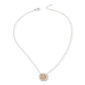 Colleen Lopez Champagne Diamond & White Sapphire Pendant with Chain