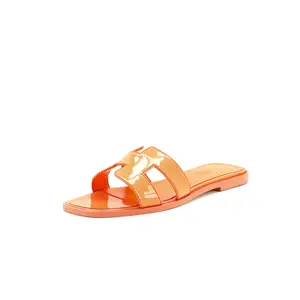 Pre-owned Hermes Women's Oran Sandals Patent by Rebag