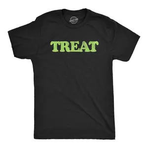 Treat and Treat T Shirts Funny Halloween Trick Or Treat Joke Tees for Men and Women Halloween