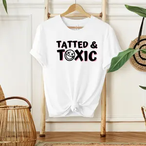 Graphic Tee - Tatted & Toxic Women's T-shirt - Womenswear, Comfort, Cotton