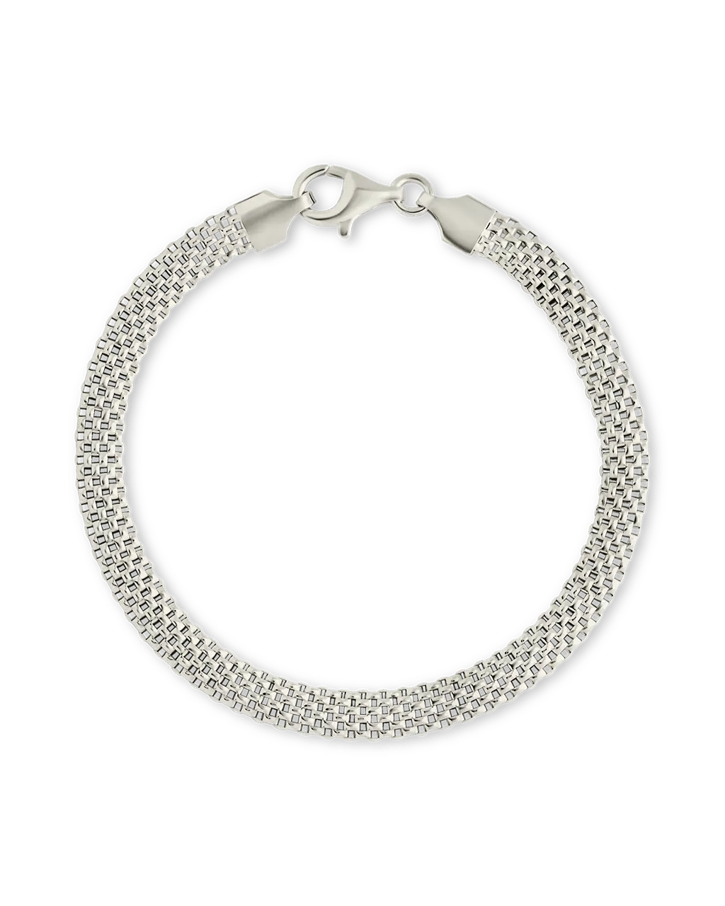 Sterling Silver Mesh Chain Bracelet