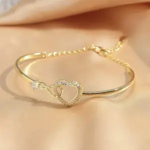 To My Daughter Forever Connected Bracelet Infinity Heart Design High-Quality Bangle for Milestone Celebrations